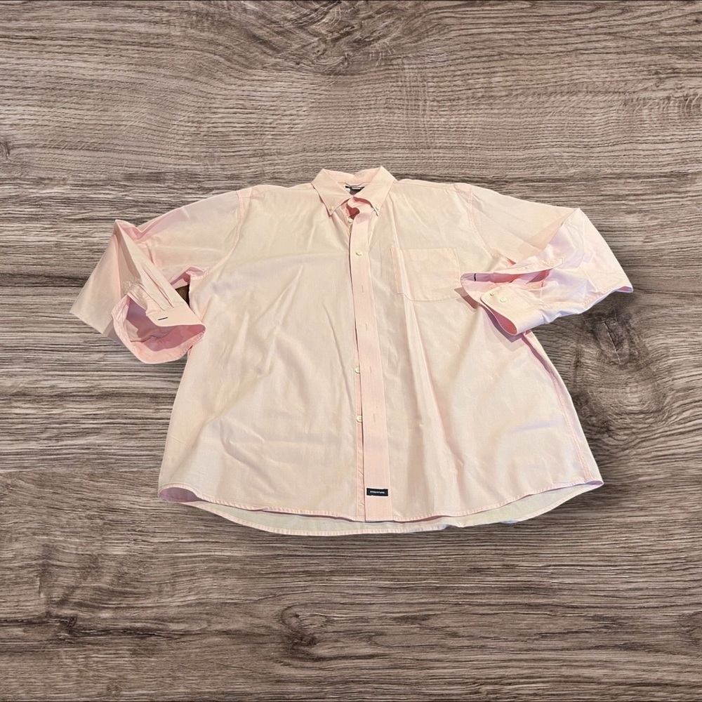 Structure Men’s Pink Button Down Cotton Shirt Size XL
